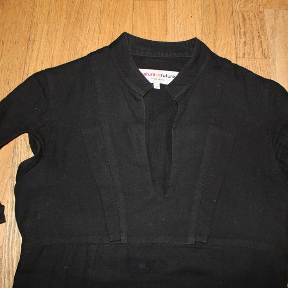NATURE VS FUTURE TUNIC DRESS BLACK M - Picture 2 of 7
